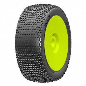 1:8 BU - PLUS - B Media - Nuovo Inserto Cellule Chiuse - Montata su Cerchio Giallo - 1 Paio