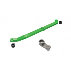 Rinvio Sterzo in alluminio 6061-T6 anodizzato + squadretta in metallo - Verde