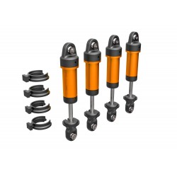 Set Ammortizzatori GTM (4) Assemblati senza molle in Alluminio 6061-T6 Anodizzati - Arancio