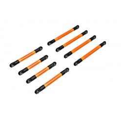 Set completo tiranti sospensioni in alluminio 6061-T6 Anodizzato - Arancio