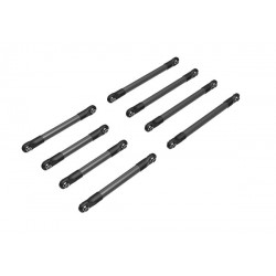 Set completo tiranti sospensioni in alluminio 6061-T6 Anodizzato - Grigio