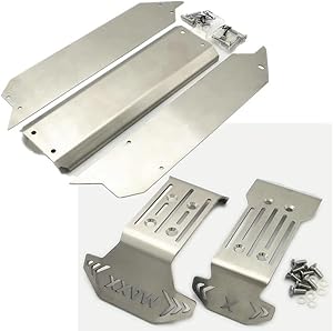 Chassis Armor Skid Plate Protector per 1/10 TRAXXAS MAXX