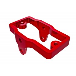 Supporto Servo in Alluminio 6061-T6 Anodizzato - Rosso