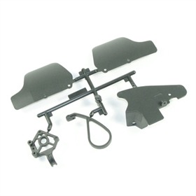 S-Workz S350 protezione braccetti posteriori inferiori paratia serbatoio supp trasponder