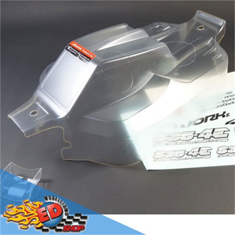 S-Workz S35 Carrozzeria Trasparente Falcon ST-4 Pretagliata per Elettrico Buggy