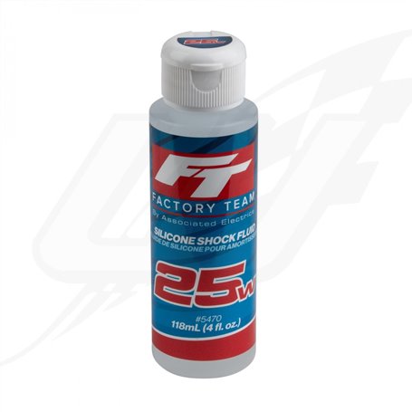Team Associated FT Silicone Shock Fluid, 25wt (275 cSt), 118ml