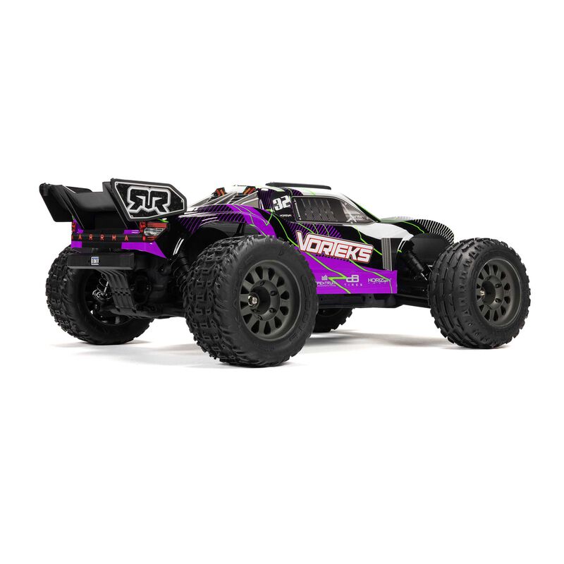 1/10 VORTEKS MEGA 550 2WD Stadium Truck RTR with Battery & Charger Purple - immagine 4