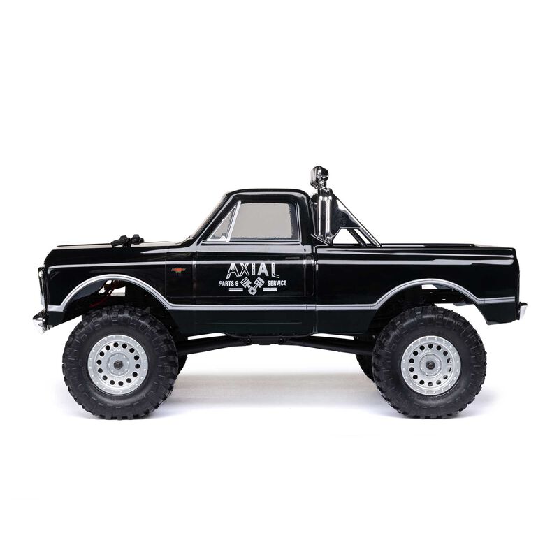 1/24 SCX24 1967 Chevrolet C10 4WD Brushed Truck RTR Black - immagine 4