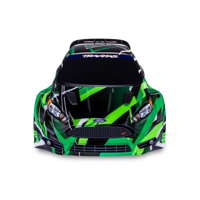 Traxxas Ford Fiesta ST Rally 4wd 1:10 Brushless VXL-3s TQi 2.4ghz TSM RTR - Verde - immagine 2