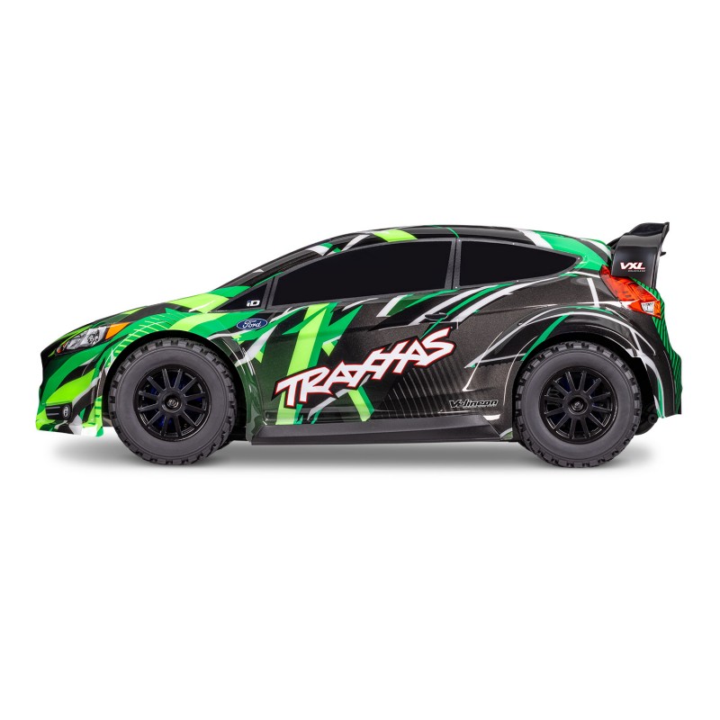 Traxxas Ford Fiesta ST Rally 4wd 1:10 Brushless VXL-3s TQi 2.4ghz TSM RTR - Verde - immagine 3