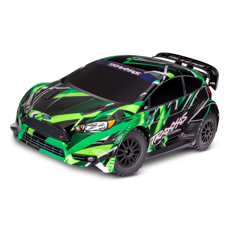 Traxxas Ford Fiesta ST Rally 4wd 1:10 Brushless VXL-3s TQi 2.4ghz TSM RTR - Verde