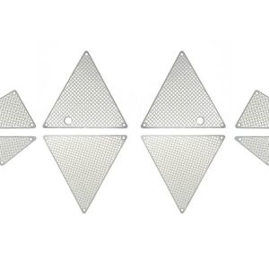 PANNELLO TELAIO TUBO mid&rr in acciaio inox UDR-8PCS GPM ROADTECH SCALA ACCESSORI UDR