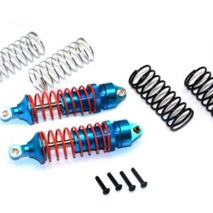 LEGA ft adj SPRINGDAMPER w BALLS1PR SET3 SPRING & 4 TH SFT GPM TRX 1/10 RUSTLER VXL arancione