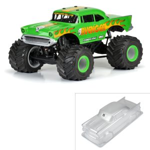1/8 1957 Chevy Bel Air Avenger Clear Body: LMT Crawler & 1/8 MT