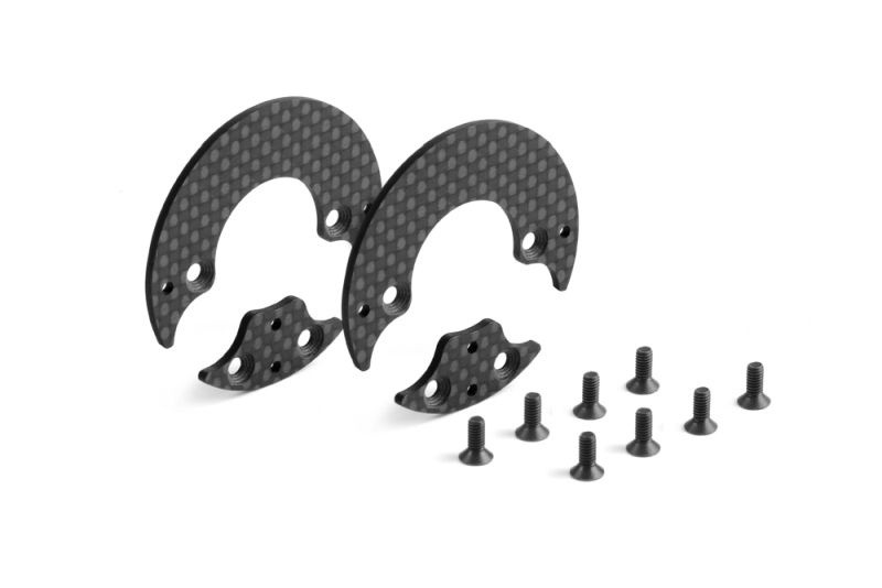 Graphite Disc Rv GRAPHITE REAR AERODYNAMIC DISC 1.6MM - LEFT+RIGHT - SET
