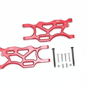 BRACCI POSTERIORI INFERIORI IN ALLUMINIO -SET 18 PEZZI rosso GPM ARRMA 1/7 MOJAVE 6S