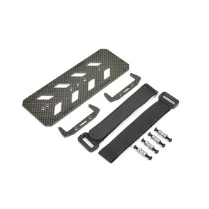 FTX FURY X/HI-ROCK CARBON FIBR BATTERY TRAY & HOOK AND LOOP