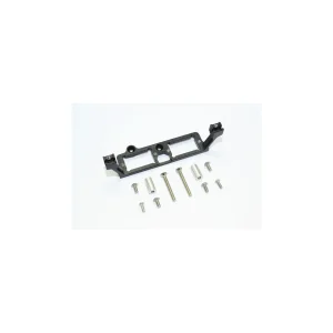 SCATOLA INGRANAGGIO ALU F&R SUPPORTO SERVO BLOCCO DIFF A 2 VELOCITÀ -SET DA 11 PEZZI GPM TRX TRX4 DEFENDER TRX6 nero