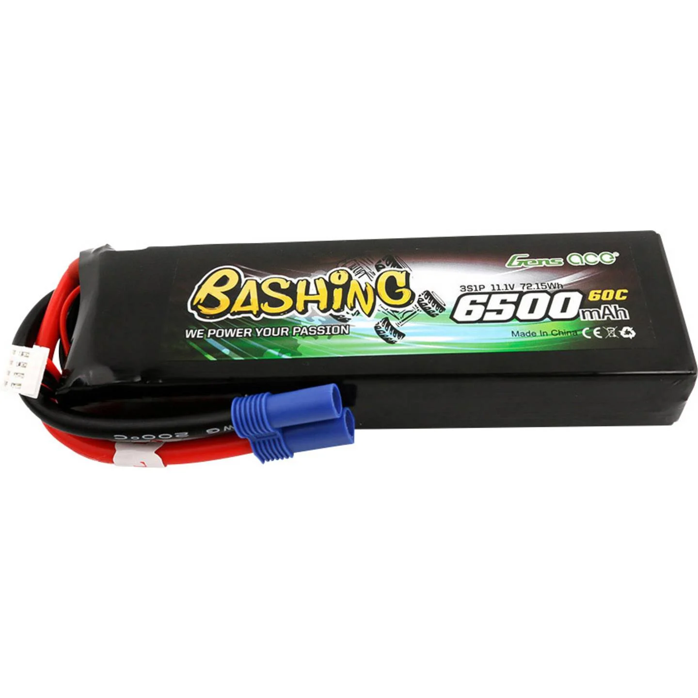 RC CAR Bashing 11.1V 6500mAh EC5