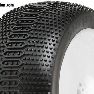 Pro-Line ElectroShot VTR Pre-Mounted 1/8 Truck Tires (2) (White)