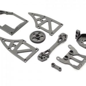 FTX SURGE 51T, TOP PLATE,MOTOR HOLDER, RR TOWER, SIDE PLATE - (FTX7247)