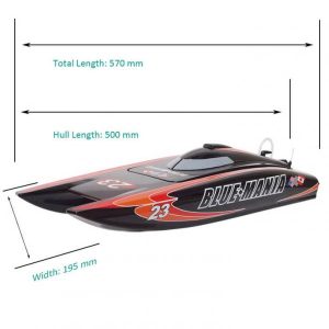 JOYSWAY BLUE MANIA V2 2.4G RTR BRUSHLESS RACING BOAT - (JY8652V2)