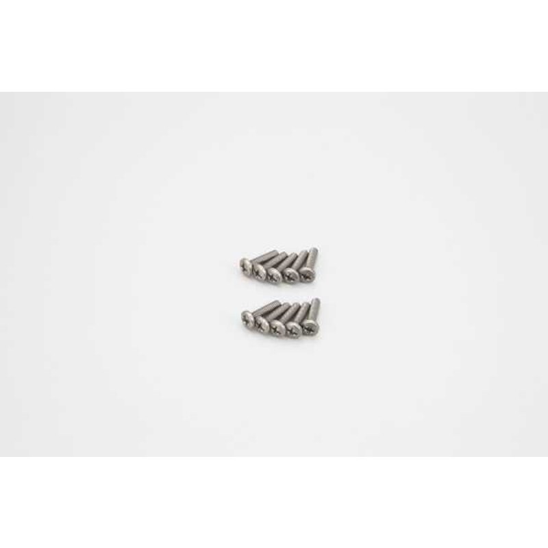Viti Ttitanio Testa Bombata M3x12mm (10) Kyosho
