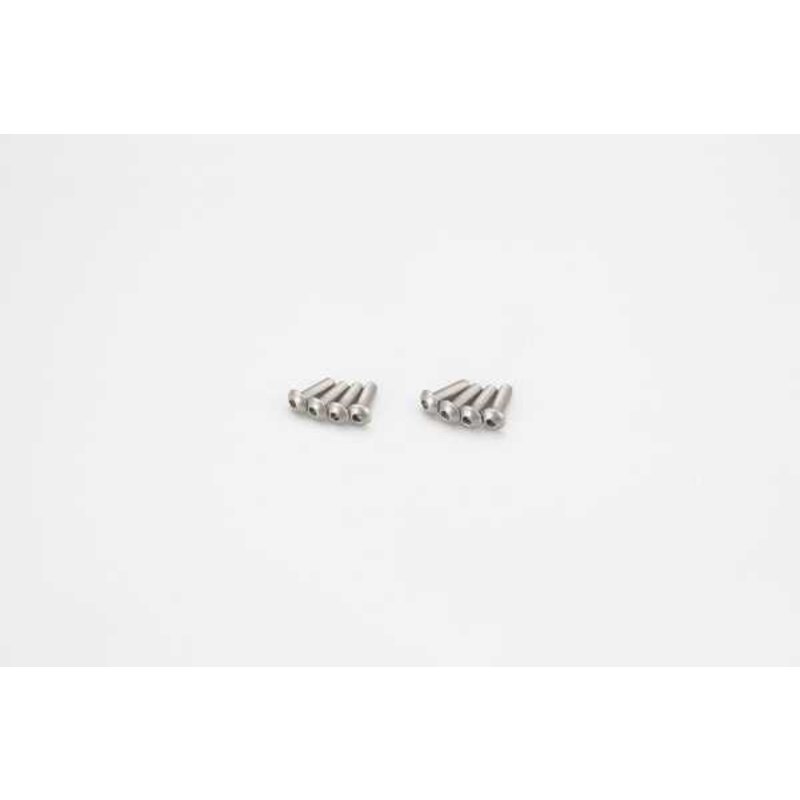 Viti a testa esagonale M3x10mm (8) Titanio