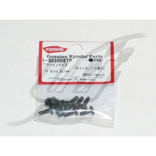 Viti TP Testa Bombata M3x8mm (10) Kyosho
