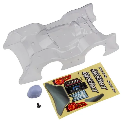 Team Associated NanoSport Clear Body, with decals
