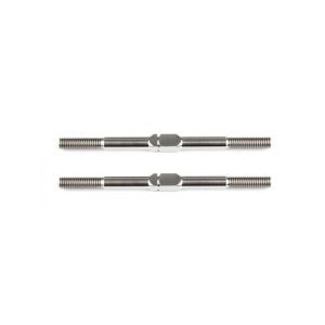 Team Associated FT Titanium Turnbuckles, 48 mm/1.875 in, silver