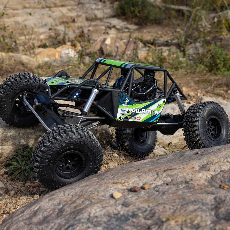 1/8 AXP8 Gilamon 2.2 4X4 RTR Brushed Trail Buggy, Green - immagine 3