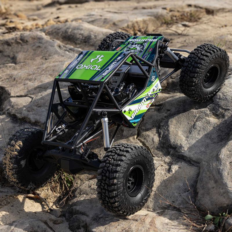 1/8 AXP8 Gilamon 2.2 4X4 RTR Brushed Trail Buggy, Green - immagine 2