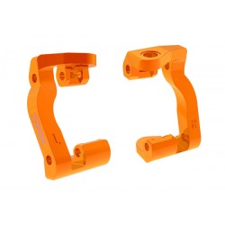Blocchetti Caster "C" In Alluminio 6061-T6 Dx E Sx - Arancioni
