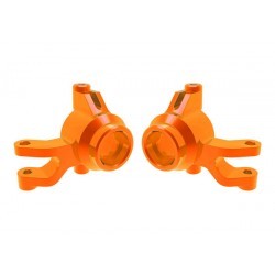 Blocchetti Sterzo In Alluminio 6061-T6 Dx E Sx - Arancioni