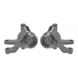 Blocchetti Sterzo In Alluminio 6061-T6 Dx E Sx - Titanio Scuro