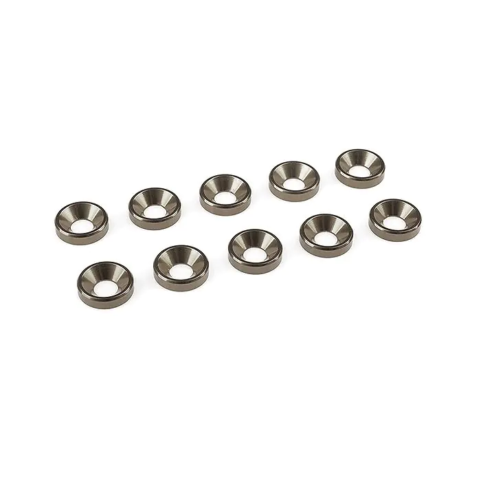 CORALLY ALUMINIUM WASHER FOR M 4 FLAT HEAD SCREWS OD=10MM GUN - (C-31213)
