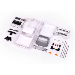 Carrozzeria Ford F-150 1:18 In ABS, Completa Di Accessori E Agganci Clipless - Bianca Da Verniciare