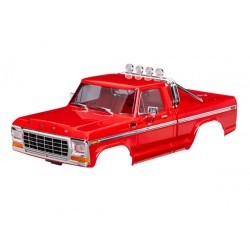 Carrozzeria Ford F-150 1:18 In ABS, Completa Di Accessori E Agganci Clipless - Verniciata Rossa