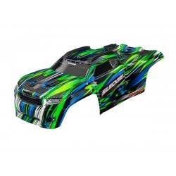 Carrozzeria Sledge Verniciata Assemblata Con Supporti Interni - Verde