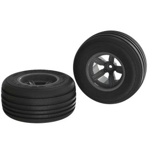 1/10 Dirt Runner ST Front 2.2/3.0 Pre-Mounted Tires 12mm Hex Black (2)