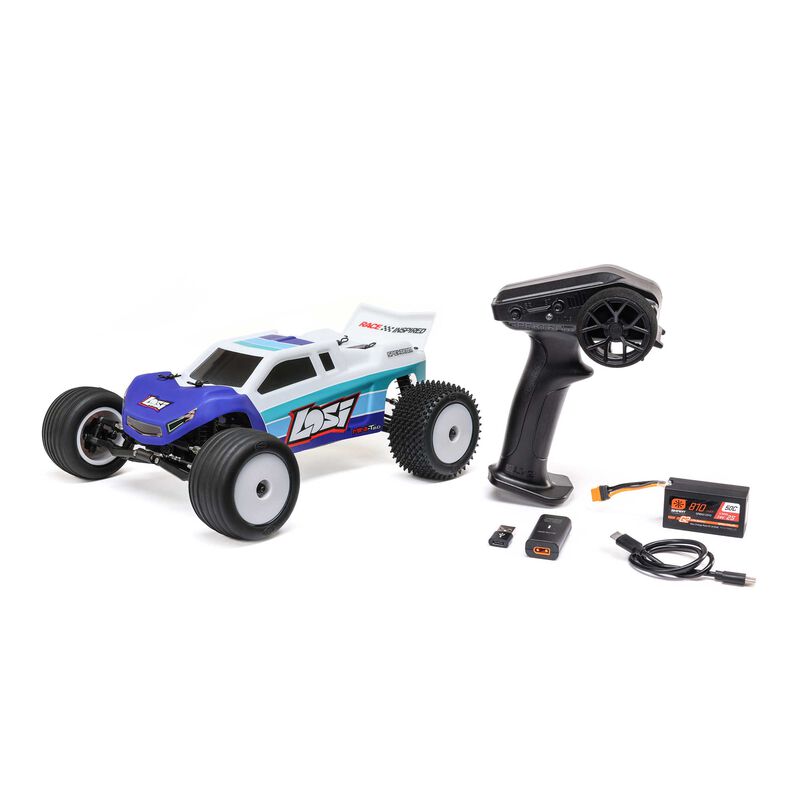 1/18 Mini-T 2.0 V2 2WD Stadium Truck Brushless RTR Blue - immagine 4