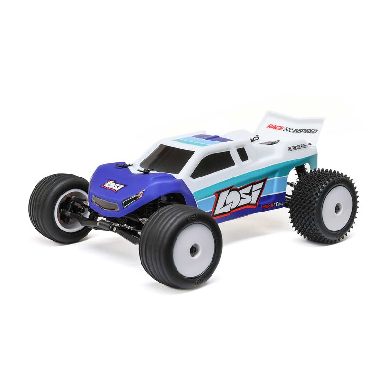 1/18 Mini-T 2.0 V2 2WD Stadium Truck Brushless RTR Blue - immagine 5
