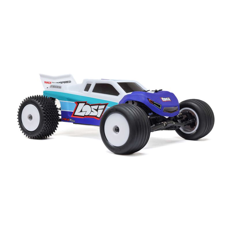 1/18 Mini-T 2.0 V2 2WD Stadium Truck Brushless RTR Blue - immagine 3
