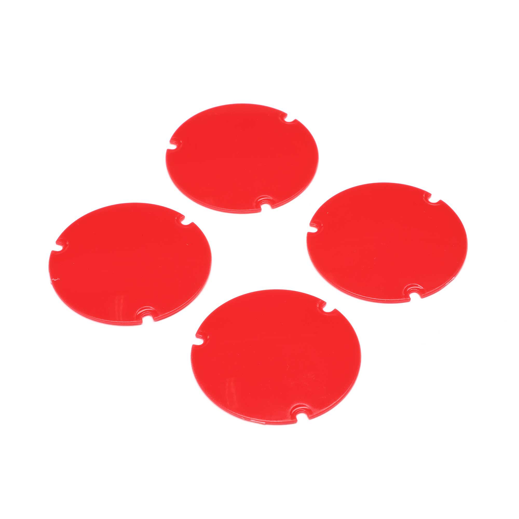 Wheel Cover Set Red: 22S Sprint