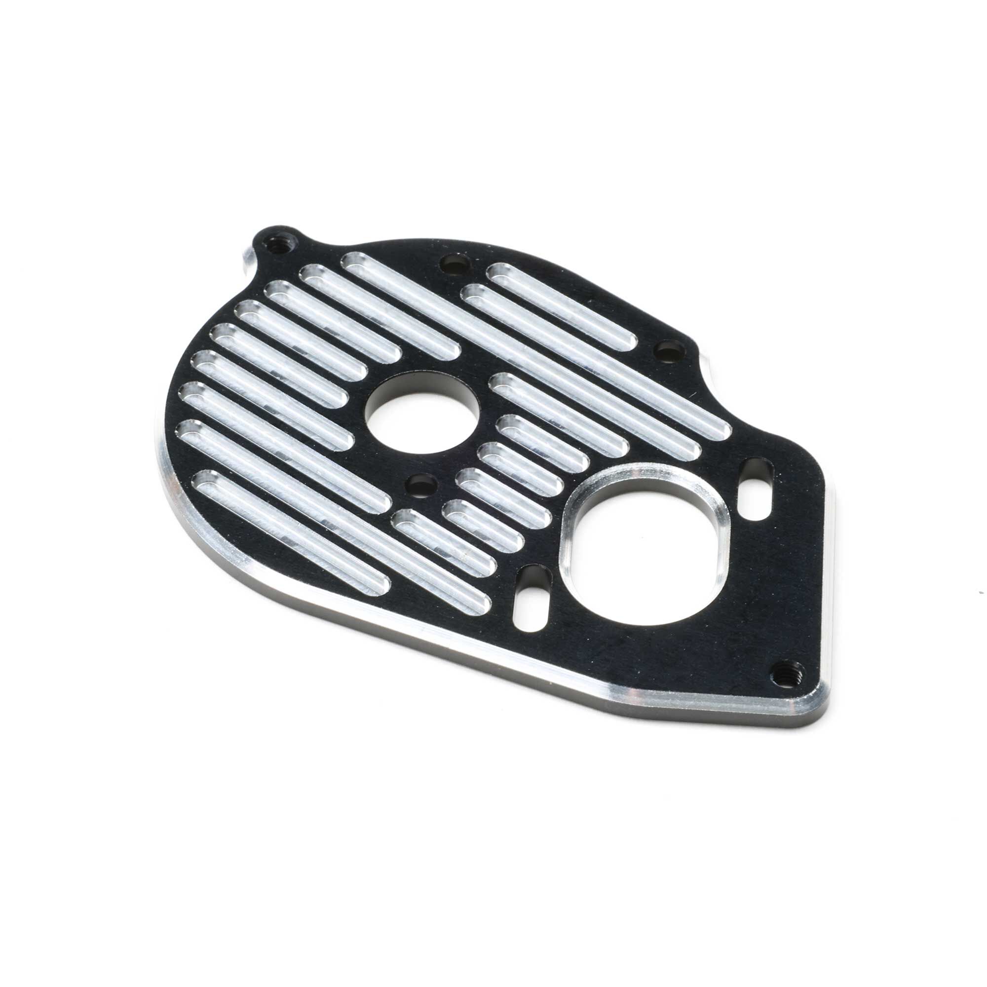 Motor Plate Machined Aluminum Black: 22S Sprint