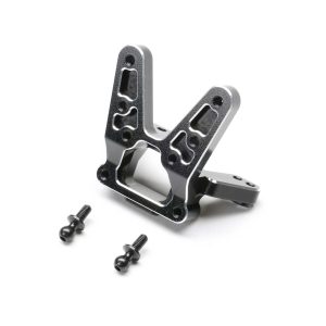 Rear Bulkhead Aluminum Black: 22S Sprint