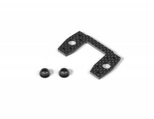 XRAY 354057 GRAPHITE CENTER DIFF MOUNTING PLATE