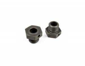 XRAY 355251 ALU WHEEL AXLE OFFSET + 1 MM - HARD COATED 2 PZ