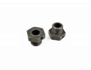 XRAY 355252 ALU WHEEL AXLE OFFSET + 2 MM - HARD COATED 2 PZ